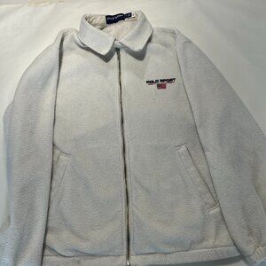 Vintage Polo Sport sherpa zip